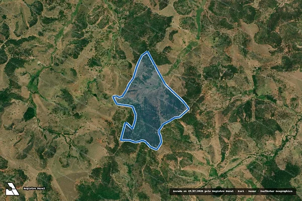 Imagem de satélite de FAZENDA BOA ESPERANÇA II  - Parte 1 em Pescador - MG