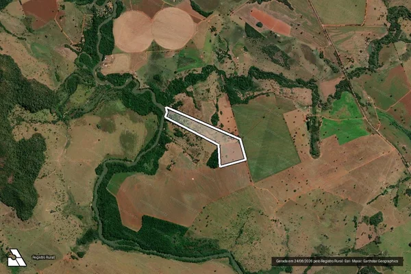 Imagem de satélite de FAZENDA SÃO BENTO DE CIMA - GLEBA 07 em Pontalina - GO