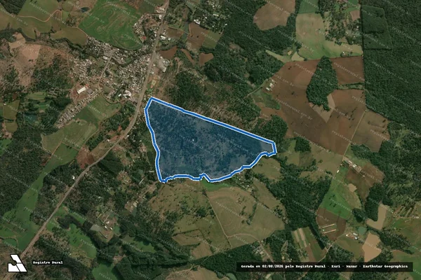Imagem de satélite de Área de Terras - Parte 1 em Chapecó - SC