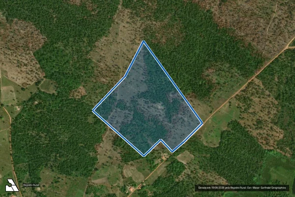 Imagem de satélite de PA SECO DAS MULATAS - SITIO L.M.T. - LOTE 147 / LOTE 147