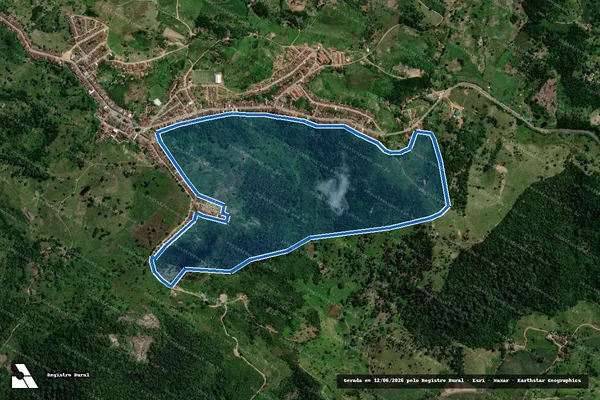 Imagem de satélite de Fazenda Gruta de Lourdes - Fazenda Gruta de Lourdes em Serraria - PB