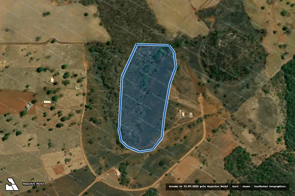 Imagem de satélite de Gleba 07 - Fazenda Santo Antônio da Cerca Grande - Gleba 76 em Matozinhos - MG