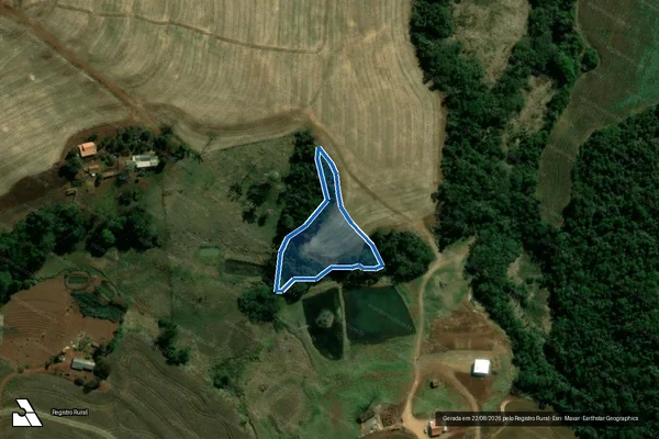 Imagem de satélite de FAZENDA SÃO FRANCISCO - Parte 2 em São Jerônimo da Serra - PR
