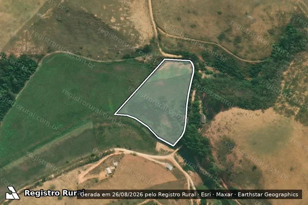 Imagem de satélite de Sitio São Francisco - Parte 1 em Rio Novo do Sul - ES