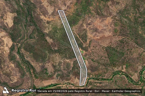 Imagem de satélite de TABOLEIRO GRANDE  - PARCELA 1 em Santa Rosa do Piauí - PI