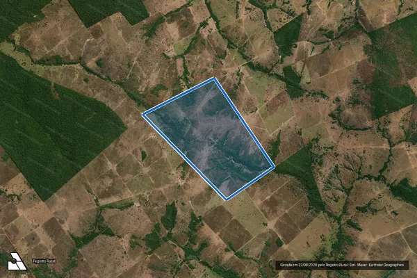 Imagem de satélite de FAZENDA BARRACA VERDE - Gleba 02 em São Miguel do Araguaia - GO
