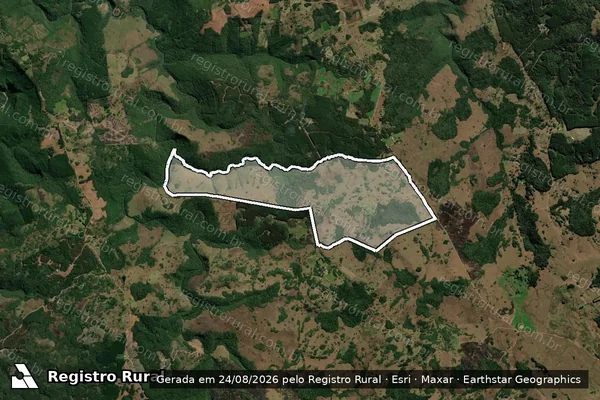 Imagem de satélite de Fazenda da Enxovia - Parte 1 em São Francisco de Paula - RS