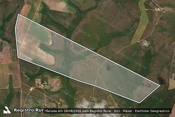 Imagem de satélite de LOTE 19-A DO LOTEAMENTO TRÊS PEDRAS - LOTE 19-A DO LOTEAMENTO TRÊS PEDRAS em Centenário - TO