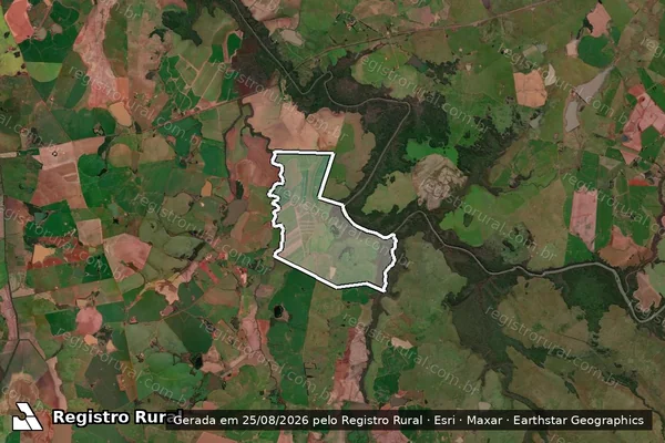Imagem de satélite de Granja Santo Inácio - Granja Santo Inácio em São Borja - RS