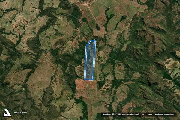 Imagem de satélite de Estância Auxiliadora A e B - Estância Auxiliadora A e B em Rio Negro - MS