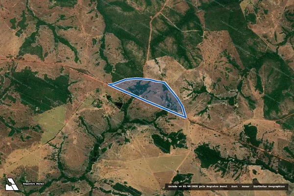 Imagem de satélite de FAZENDA NOVILHO - Parte 2 em Porangatu - GO
