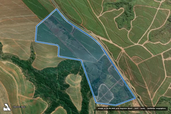 Imagem de satélite de Fazenda Lageado - Gleba D em Rio das Pedras - SP