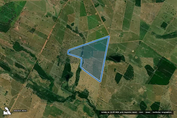 Imagem de satélite de Estancia Paraiso II - - em Cáceres - MT