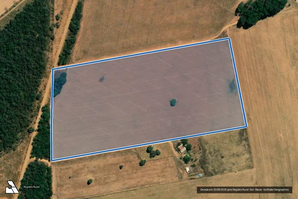 Imagem de satélite de FAZENDA CÓRREGO FUNDO - Parte 1 em Orizona - GO