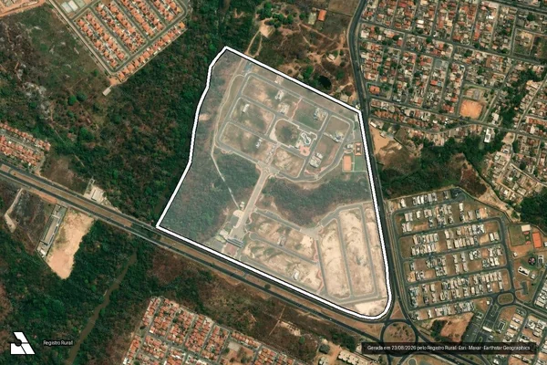 Imagem de satélite de LOTE em Cuiabá - MT