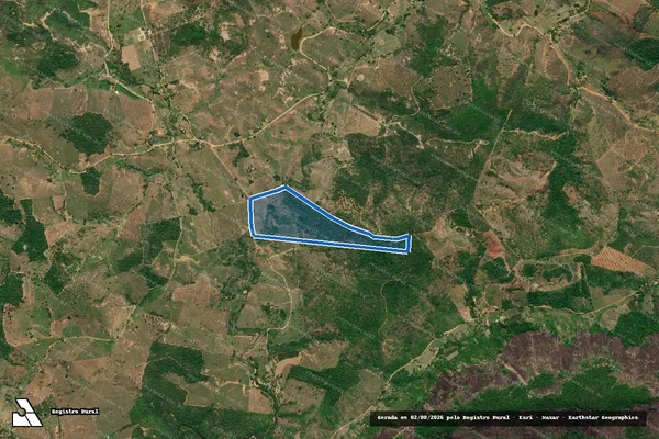 Imagem de satélite de SÍTIO FLOR DE MAIO - GLEBA 01 em Itueta - MG