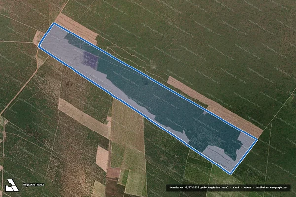 Imagem de satélite de FAZENDA SANTA CECILIA GLEBA 03 - PERÍMETRO em Itapicuru - BA