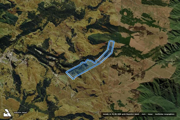 Imagem de satélite de Fazenda Barrinha - Parcela 1 em Bom Jardim da Serra - SC