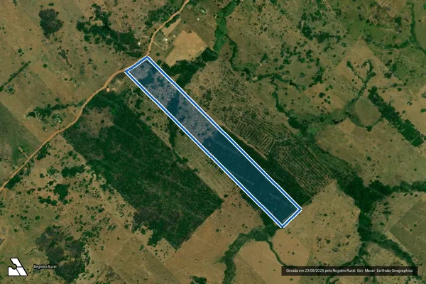Imagem de satélite de LOTE 10B GLEBA 57 P.I.C.PADRE ADOLPHO ROHL - Parte 2 em Jaru - RO