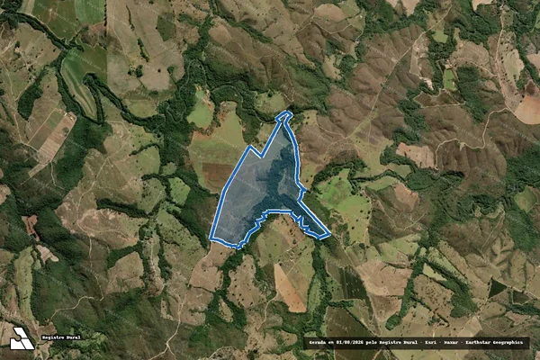 Imagem de satélite de FAZENDA SÃO JOSÉ DOS TALHADOS - GLEBA A em Patrocínio - MG