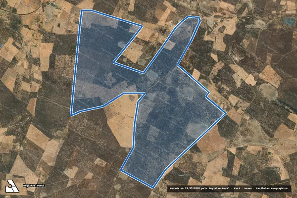 Imagem de satélite de ALAGADIÇO DO ANGICAL - PARTE 1 em Jacobina do Piauí - PI