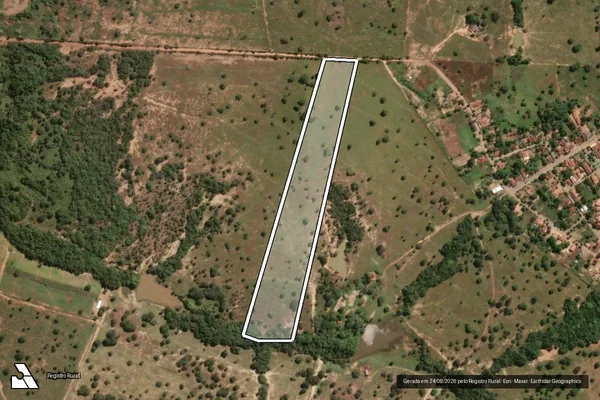 Imagem de satélite de FAZENDA OLINDA - LOTE 05 em Pilar de Goiás - GO
