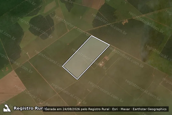Imagem de satélite de P.A. TIBAGI ? LOTE 169 - 001 em Brasnorte - MT