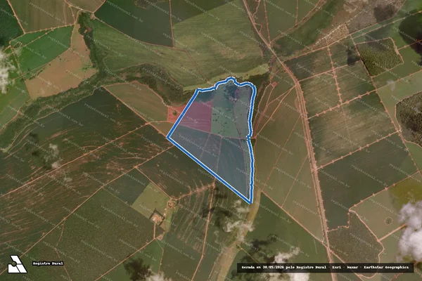 Imagem de satélite de Fazenda Cachoeira ? Lugar Denominado Faz Boa Vista - Fazenda Cachoeira ? Lugar Denominado Faz Boa Vista ? Gleba 10 em Aporé - GO