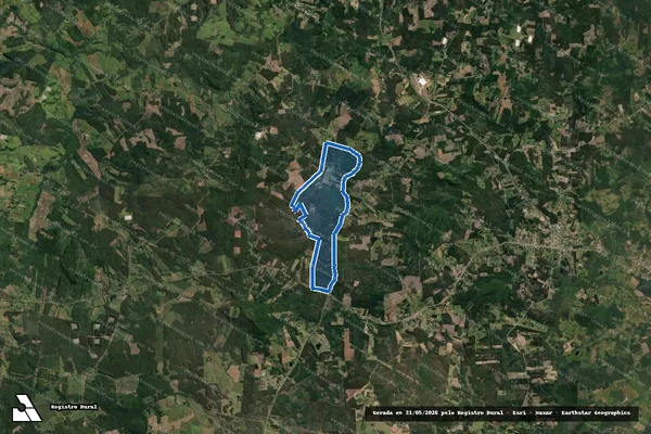 Imagem de satélite de Fazenda Carapuça/Taquari - GRANJA CARAPUÇA ? GLEBA VI em Taquari - RS