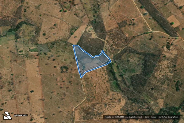 Imagem de satélite de FAZENDA GUARIBAS - Parte 1 em Icaraí de Minas - MG
