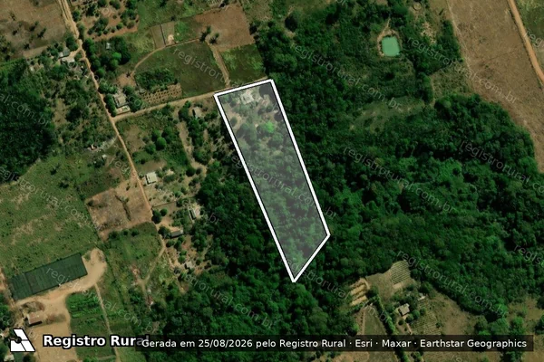Imagem de satélite de LOTE 02-64 - GLEBA ALIANÇA - SETOR PERIQUITOS - Parte 1 em Porto Velho - RO