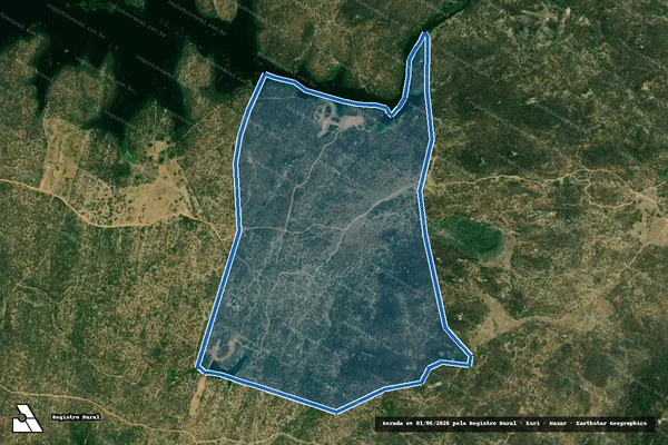 Imagem de satélite de FAZENDA JOSÉ DE QUEIROZ - Parcela 1 em Potiretama - CE