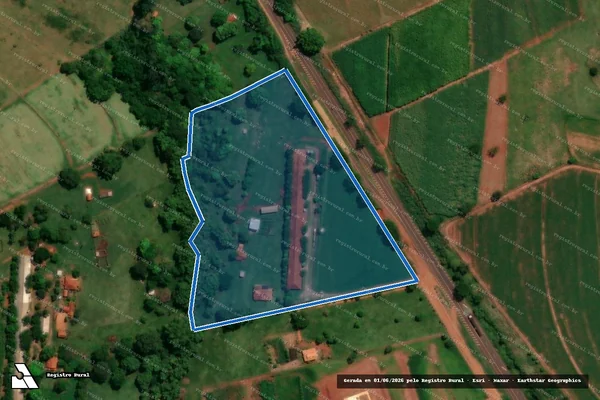 Imagem de satélite de SITIO SÃO JOSÉ - Área fusionada em Bariri - SP