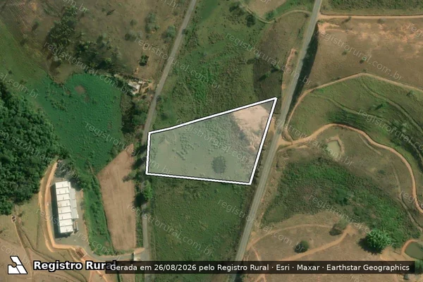 Imagem de satélite de Fazenda Cachoeira - Parte 2 em Rodeiro - MG