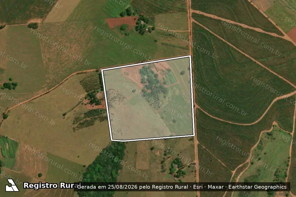 Imagem de satélite de ASSENTAMENTO ESTADUAL BOM PASTOR - PA0081S00Q00L085 em Sandovalina - SP