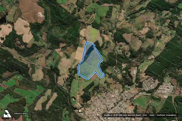 Imagem de satélite de LEBON REGIS - Lote A em Lebon Régis - SC