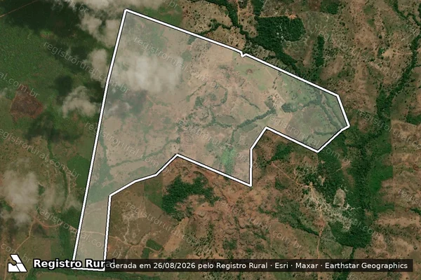 Imagem de satélite de FAZENDA BELO em Formosa da Serra Negra - MA