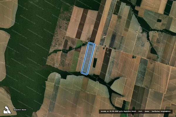 Imagem de satélite de LOTE 67 ? PA COUTINHO UNIÃO - Parte 1 em Querência - MT