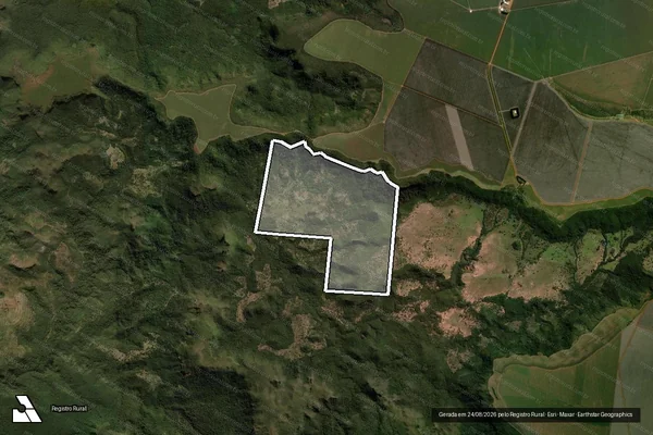 Imagem de satélite de Fazenda São Tomas - Parte 3 em Alcinópolis - MS