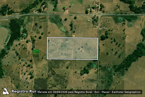Imagem de satélite de Sítio Água Dourada - Lote 08B da Gleba 28 Setor Rolim de Moura. - LOTE 08B. em Santa Luzia D'Oeste - RO