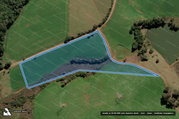 Imagem de satélite de FAZENDA DA ENTRADA em Campos Novos - SC