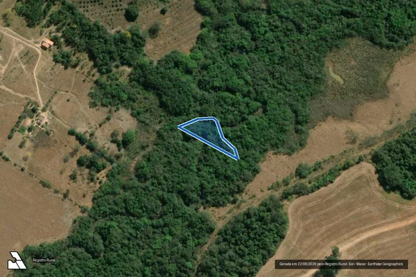 Imagem de satélite de Fazenda Mata Vaca - PARCELA 03 em Nepomuceno - MG