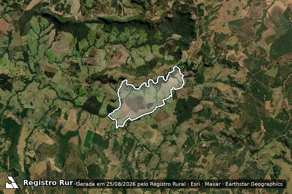 Imagem de satélite de FAZENDA SANTA TEREZA - FAZENDA SANTA TEREZA ? GLEBA 1 em Claraval - MG