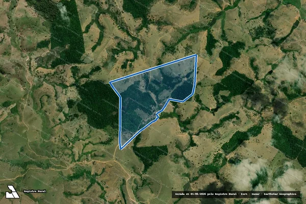 Imagem de satélite de FAZENDA NOVA ESPERANCA I - Faz. Nova Esperanca - Gleba 01 em Itamaraju - BA