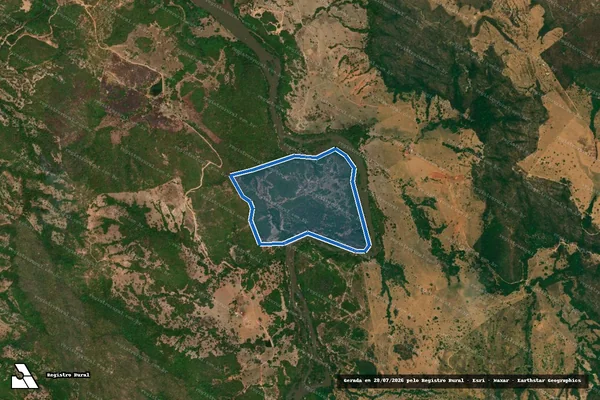 Imagem de satélite de FAZENDA ALTO DA BOA ESPERANÇA - 001 em Arenópolis - GO
