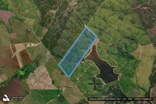 Imagem de satélite de Agropecuária Espantoso - Pillon e Machado em Bagé - RS