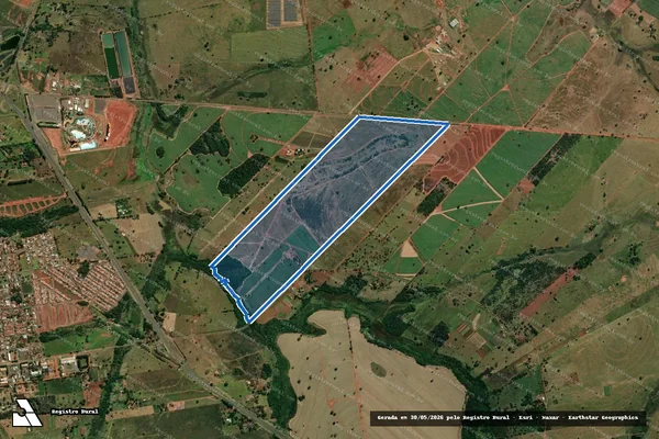Imagem de satélite de Estância Alexandre Salomão - Parcela 1 em Andradina - SP