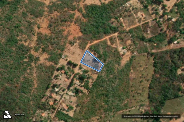 Imagem de satélite de FAZENDA POÇÕES - Parte 1 em Bocaiúva - MG