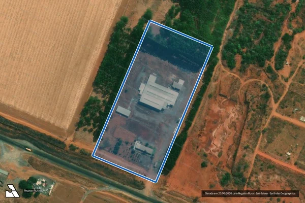 Imagem de satélite de FAZENDA FURNAS - 001 em Cristalina - GO
