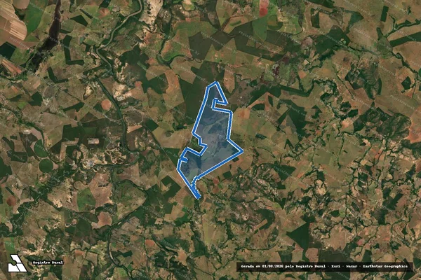 Imagem de satélite de FAZENDA SÃO JOSÉ DO PEDRO NOLASCO - Parte 1 em Pitangui - MG